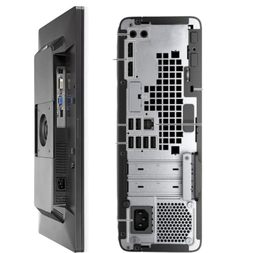 HP ProDesk 600 G4 + HP EliteDisplay 23” LED Monitor Business Desktop PC – Intel Core i5 8th Gen, Up to 4.10GHz, 32GB RAM, 2TB SSD, WiFi, Windows 11 Pro(Refurbished Excellent) - PCrefresh