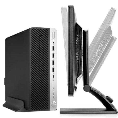 HP ProDesk 600 G4 + HP EliteDisplay 23” LED Monitor Business Desktop PC – Intel Core i5 8th Gen, Up to 4.10GHz, 32GB RAM, 2TB SSD, WiFi, Windows 11 Pro(Refurbished Excellent) - PCrefresh