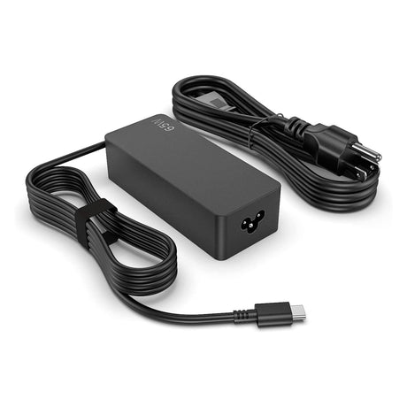 65W USB-C/Type C Laptop Charger Power Supply Adapter for Lenovo Yoga Chromebook series,Thinkpad t480,Lenovo Yoga C930-13,Yoga S730-13,Yoga 920-13,Yoga 730-13,IdeaPad 730s-13,GX20P92530,ThinkPad X1 Carbon,with CA Power Cord - PCrefresh
