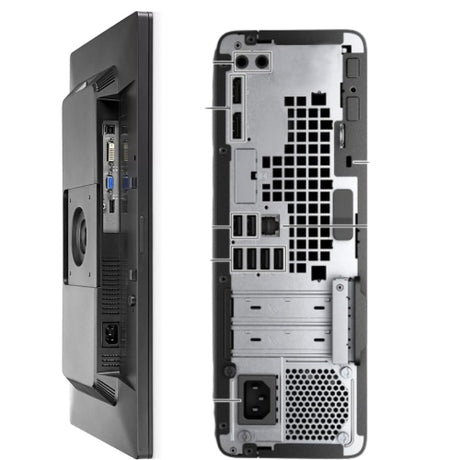 HP ProDesk 600 G4 + HP EliteDisplay 23” LED Monitor Business Desktop PC – Intel Core i5 8th Gen, Up to 4.10GHz, 32GB RAM, 2TB SSD, WiFi, Windows 11 Pro(Refurbished Excellent) - PCrefresh