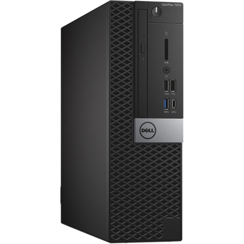 Refurbished (Good) - Dell 7050 SFF Desktop PC, i5 6500 3.2GHz, 8GB, 256SSD, DVD-ROM, Windows 10 Pro, USB WIFI, USB Keyboard & Mouse, 90 Day Warranty, Grade A - PCrefresh