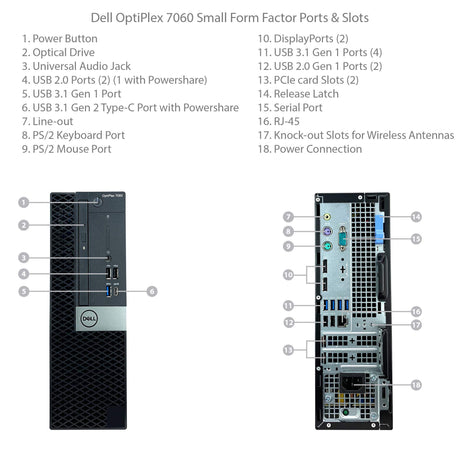 Dell OptiPlex 7060 SFF + 24" Monitor – photo 3