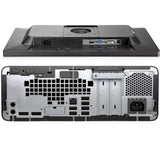HP ProDesk 600 G4 + HP EliteDisplay 23” LED Monitor Business Desktop PC – Intel Core i5 8th Gen, Up to 4.10GHz, 32GB RAM, 2TB SSD, WiFi, Windows 11 Pro(Refurbished Excellent) - PCrefresh
