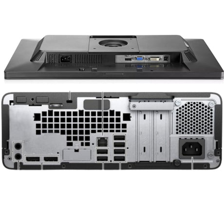 HP ProDesk 600 G4 + HP EliteDisplay 23” LED Monitor Business Desktop PC – Intel Core i5 8th Gen, Up to 4.10GHz, 32GB RAM, 2TB SSD, WiFi, Windows 11 Pro(Refurbished Excellent) - PCrefresh