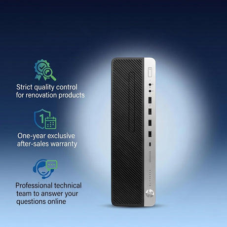 HP EliteDesk 800 G4 SFF – Core i5/i7 8th Gen, 8–16GB RAM, 256GB–512GB SSD – Excellent  World Desktop