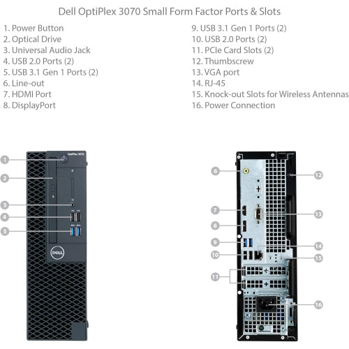 Dell OptiPlex 3070 SFF + 24" Monitor – photo 4