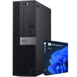 Refurbished(Good) - Dell Desktop OptiPlex SFF Computer PC| Intel Core i5 8th Gen Processor| 2TB SSD| 32GB DDR4 RAM| Windows 11 Pro| Wireless Keyboard Mouse | WiFi Bluetooth - PCrefresh