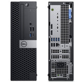 Refurbished(Good) - Dell Desktop OptiPlex SFF Computer PC| Intel Core i5 8th Gen Processor| 2TB SSD| 32GB DDR4 RAM| Windows 11 Pro| Wireless Keyboard Mouse | WiFi Bluetooth - PCrefresh