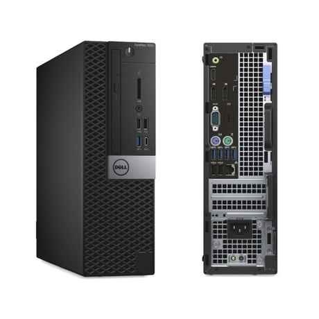 Refurbished (Good) - Dell 7050 SFF Desktop PC, i5 6500 3.2GHz, 8GB, 256SSD, DVD-ROM, Windows 10 Pro, USB WIFI, USB Keyboard & Mouse, 90 Day Warranty, Grade A - PCrefresh