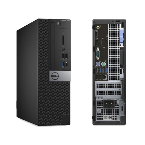 Refurbished (Good) - Dell 7050 SFF Desktop PC, i5 6500 3.2GHz, 8GB, 256SSD, DVD-ROM, Windows 10 Pro, USB WIFI, USB Keyboard & Mouse, 90 Day Warranty, Grade A - PCrefresh