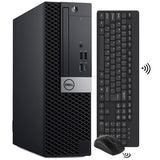 Refurbished(Good) - Dell Desktop OptiPlex SFF Computer PC| Intel Core i5 8th Gen Processor| 2TB SSD| 32GB DDR4 RAM| Windows 11 Pro| Wireless Keyboard Mouse | WiFi Bluetooth - PCrefresh